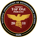 NADC | National Association Of Distinguished Counsel | Nation's Top One Percent 2018